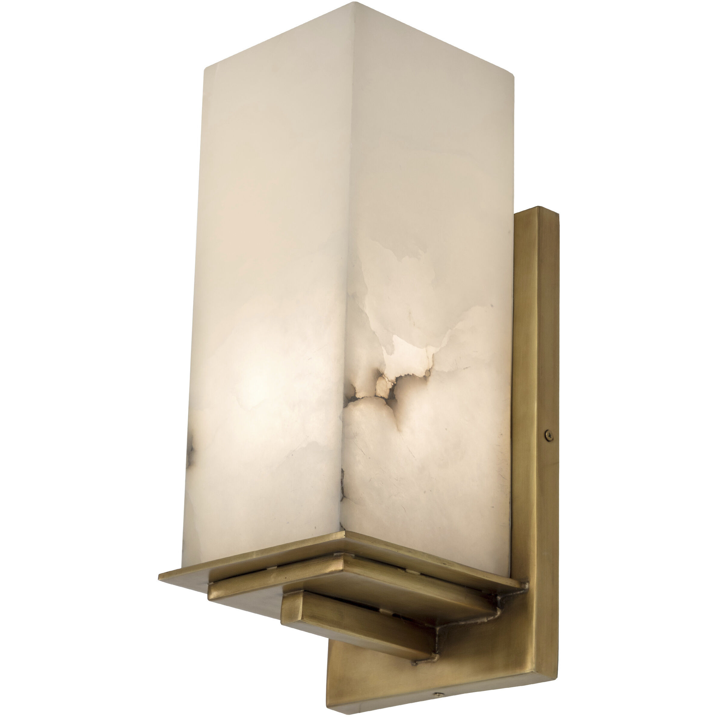 Kinu LED 9 inch Natural / Antique Brass Sconce Wall Light